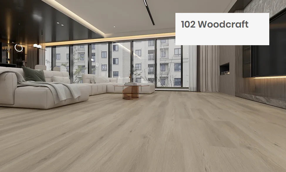 102 Woodcraft- Woden Flooring Garnet Collection 7mm SPC Vinyl