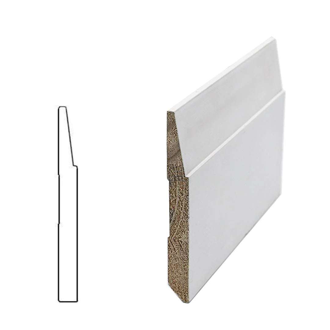 5-1/2″ Bevel Step Wood Baseboard