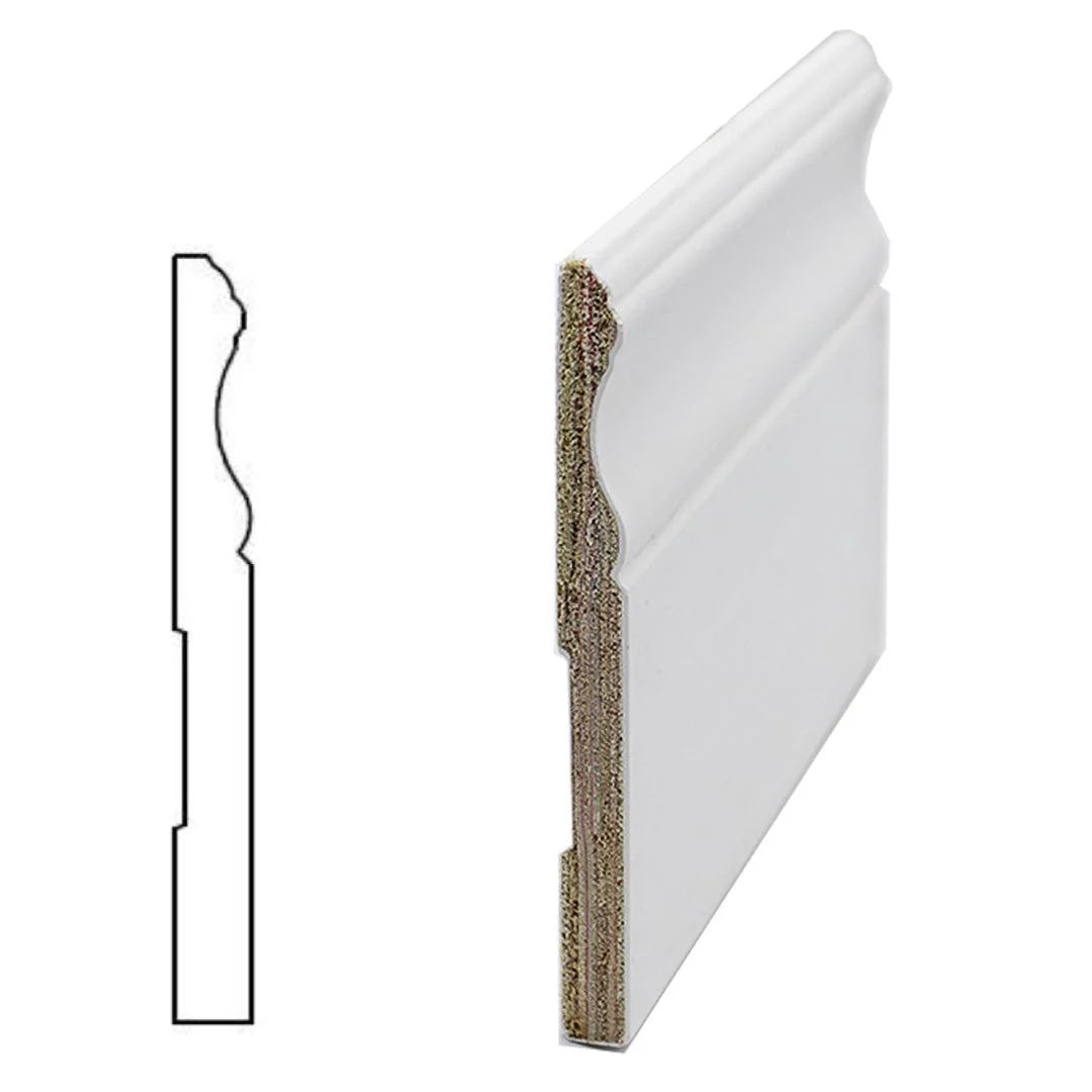 5-1/4″ Colonial Wood Baseboard