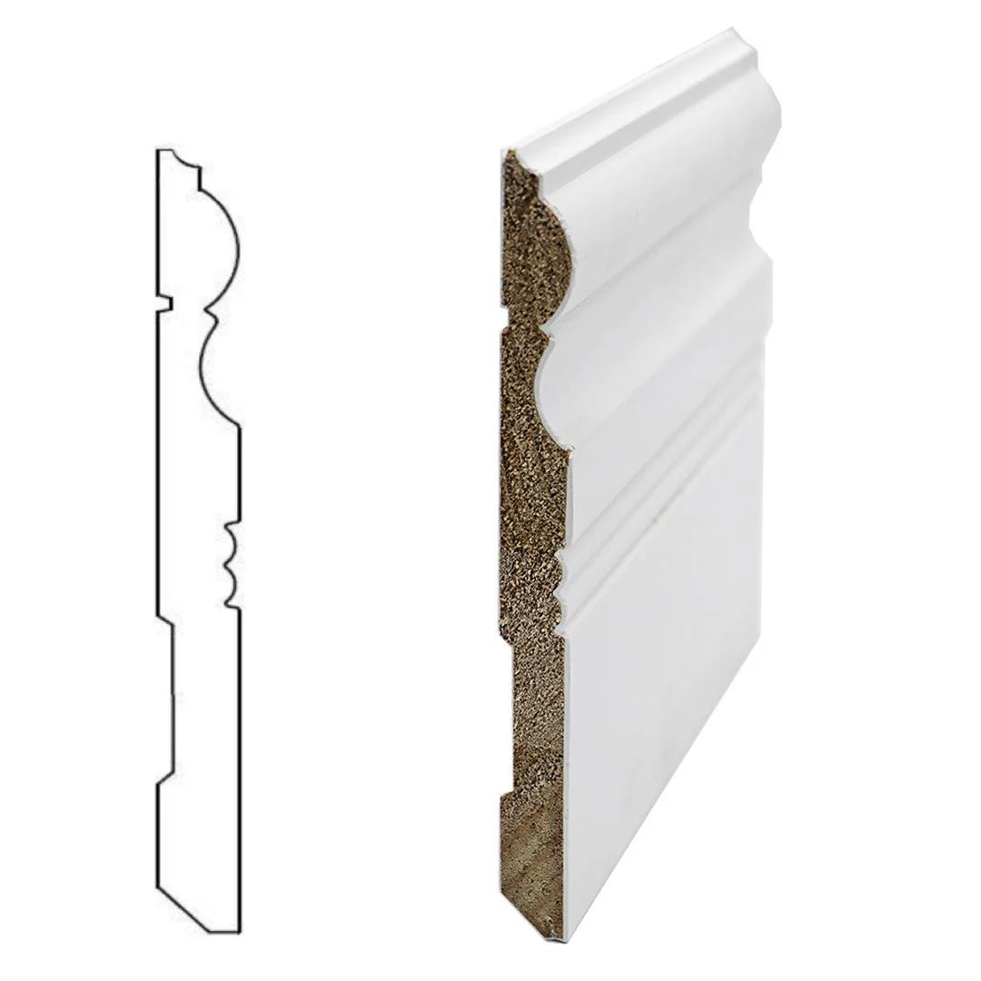 6-1/2" Victorian Wood Baseboard