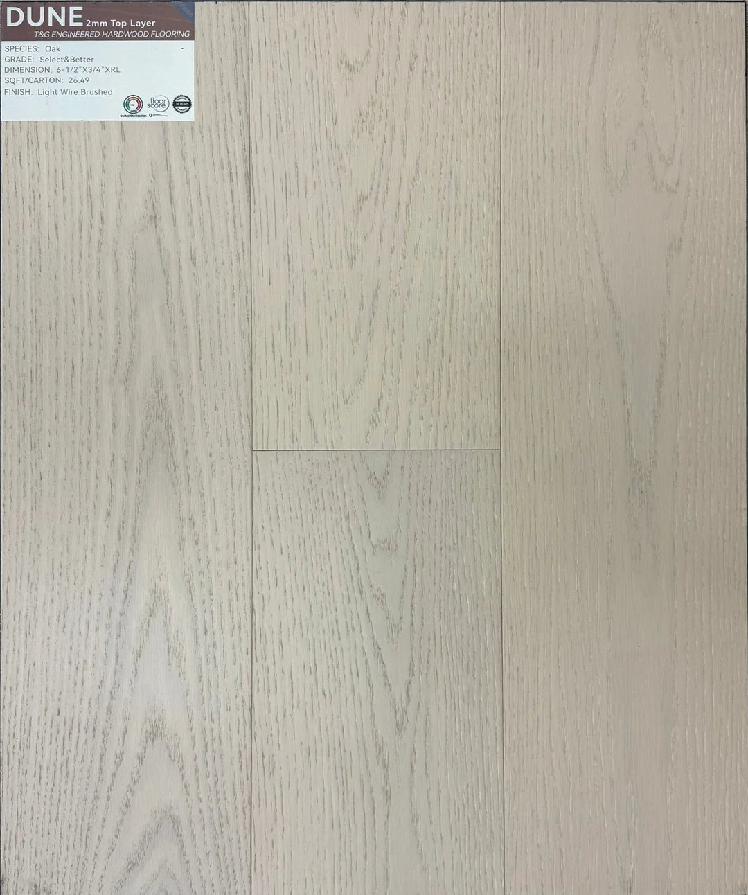 Dune 6-1/2" Select & Better Engineered Hardwood | Weiss Flooring