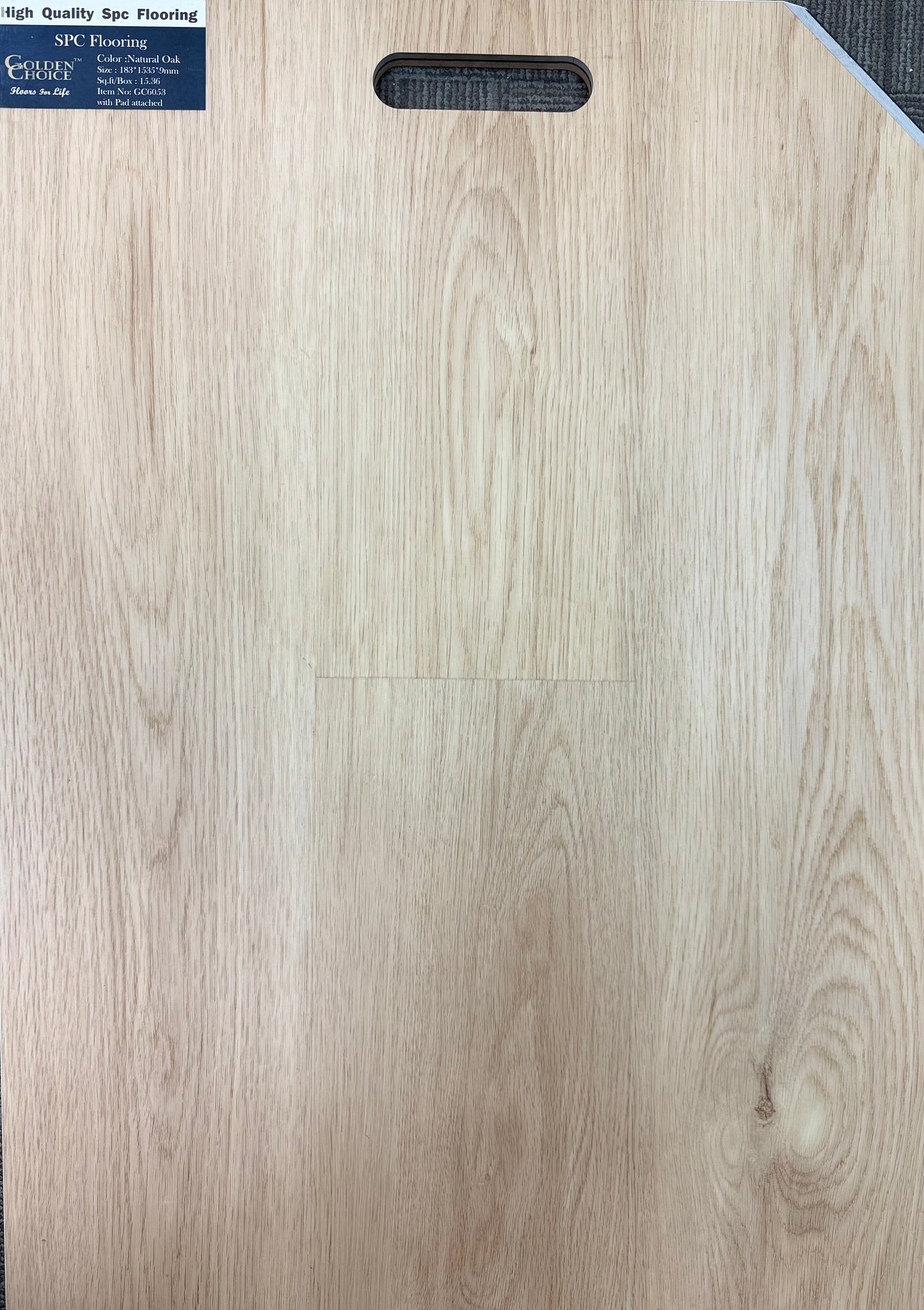 GC6053 Natural Oak - Golden Choice 9mm SPC Vinyl