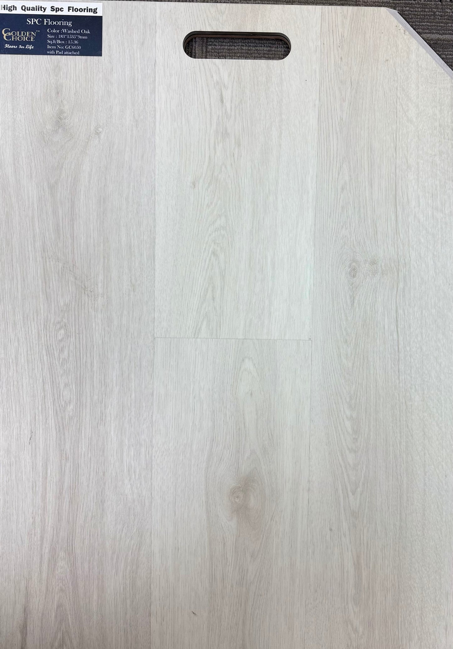 GC6050 Washed Oak - Golden Choice 9mm SPC Vinyl