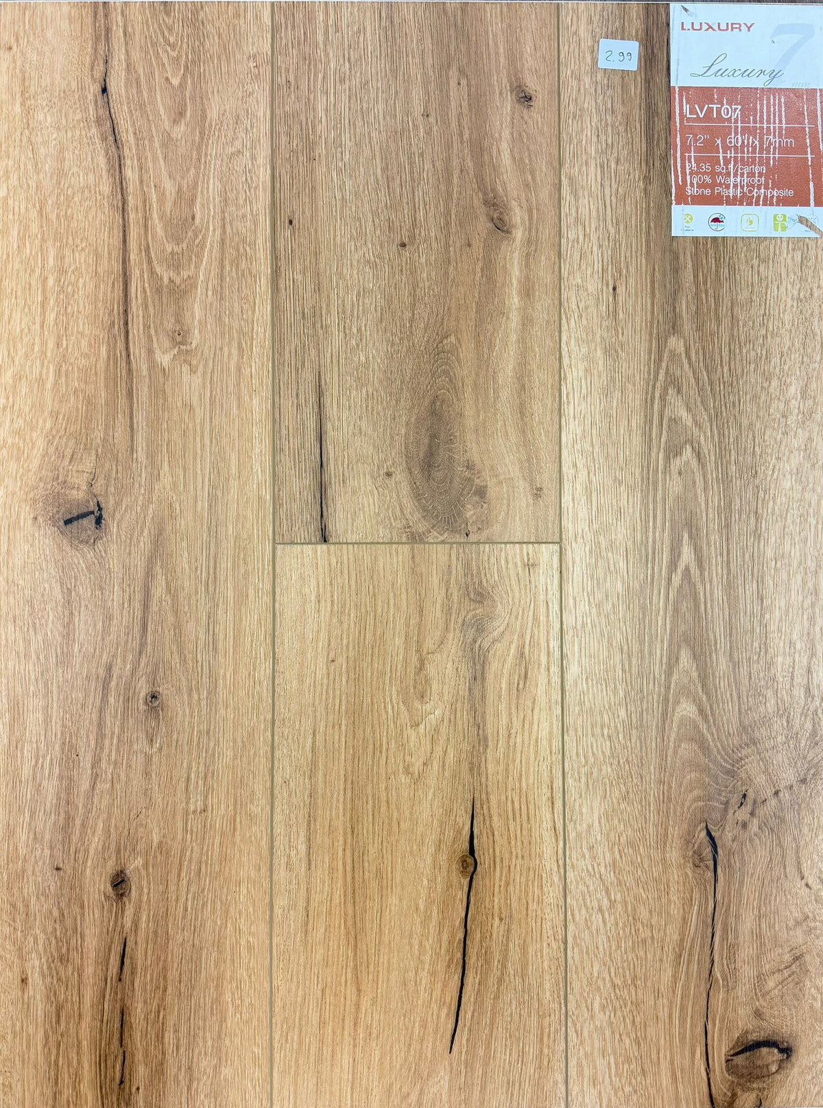 LVT07 - Luxury Series 7mm SPC Vinyl Plank