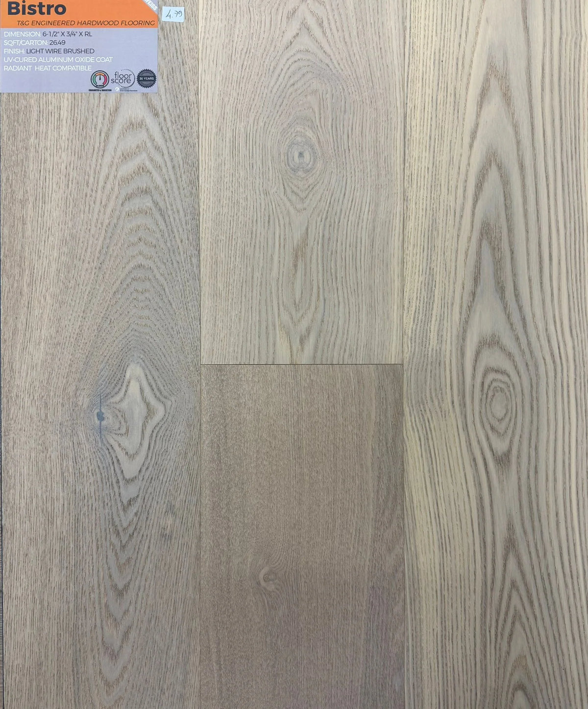 Bistro 6-1/2" Engineered Hardwood | Weiss Flooring