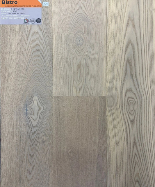 Bistro 6-1/2" Engineered Hardwood | Weiss Flooring