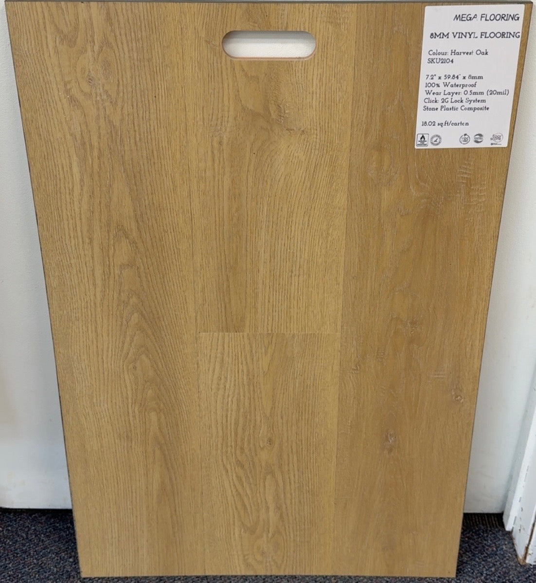 Harvest Oak 2104 8mm Vinyl Flooring | In-Stock Deal $1.99/SF