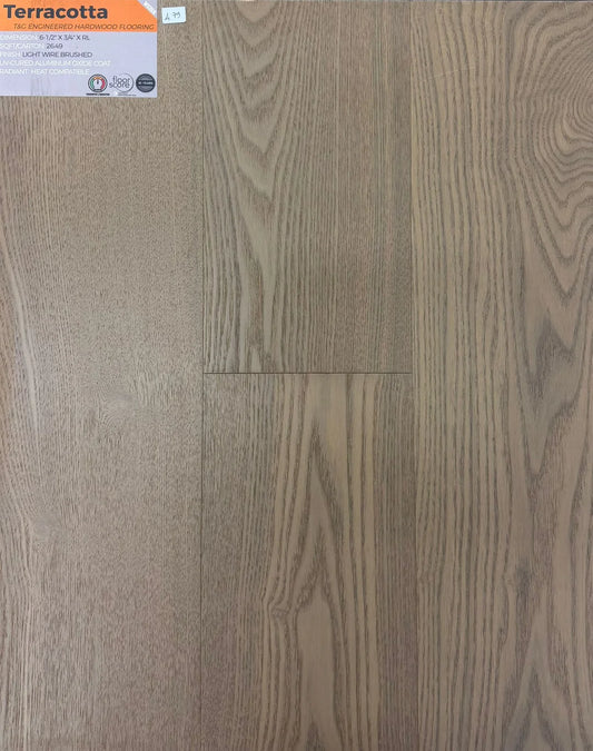 Terracotta 6-1/2" Engineered Hardwood | Weiss Flooring