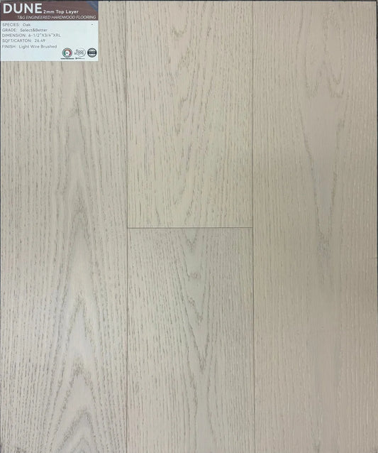 Dune 6-1/2" Select & Better Engineered Hardwood | Weiss Flooring