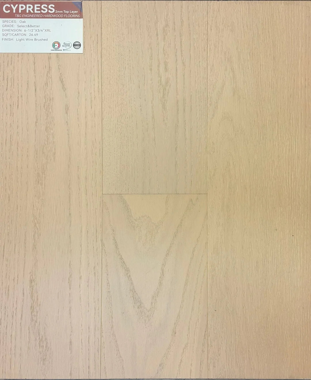 Cypress 6-1/2" Select & Better Engineered Hardwood | Weiss Flooring