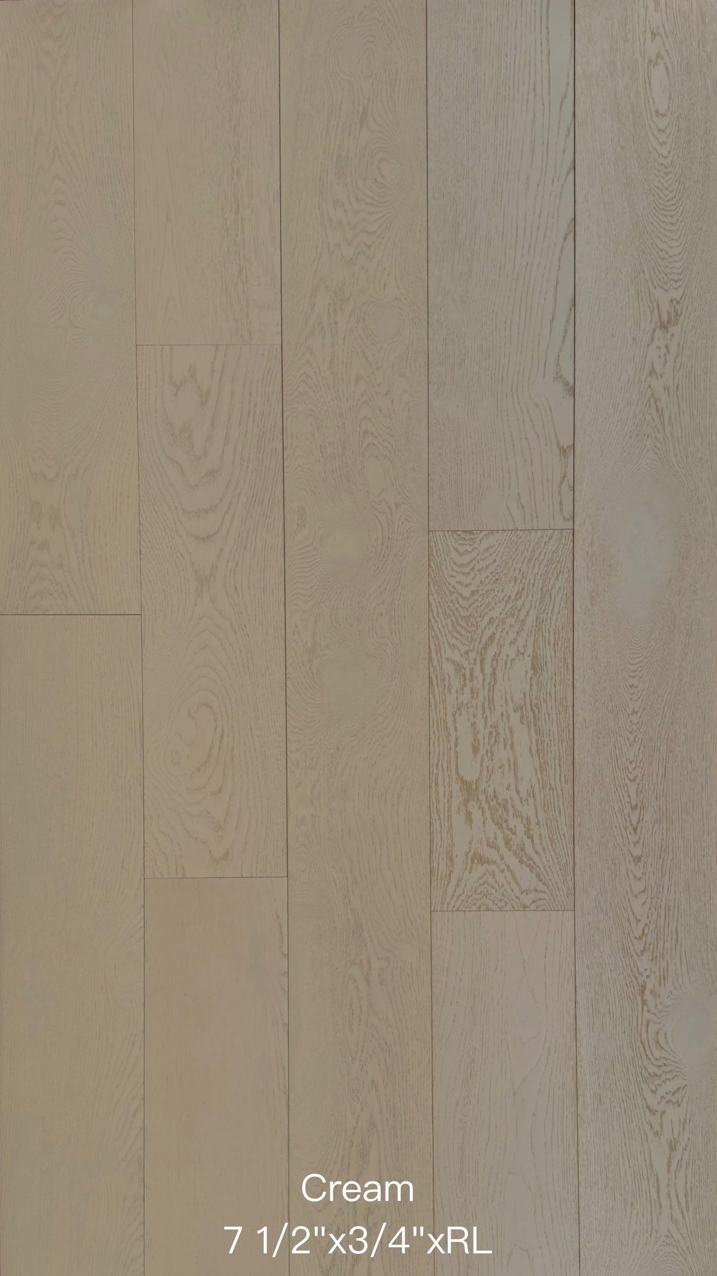 Cream - Weiss flooring 7-1/2" Engineered Hardwood