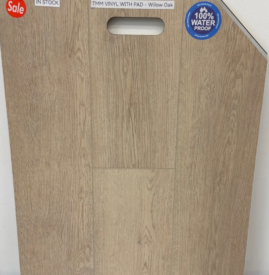 $1.99/sqft 7mm Luxury Vinyl Flooring - Willow Oak