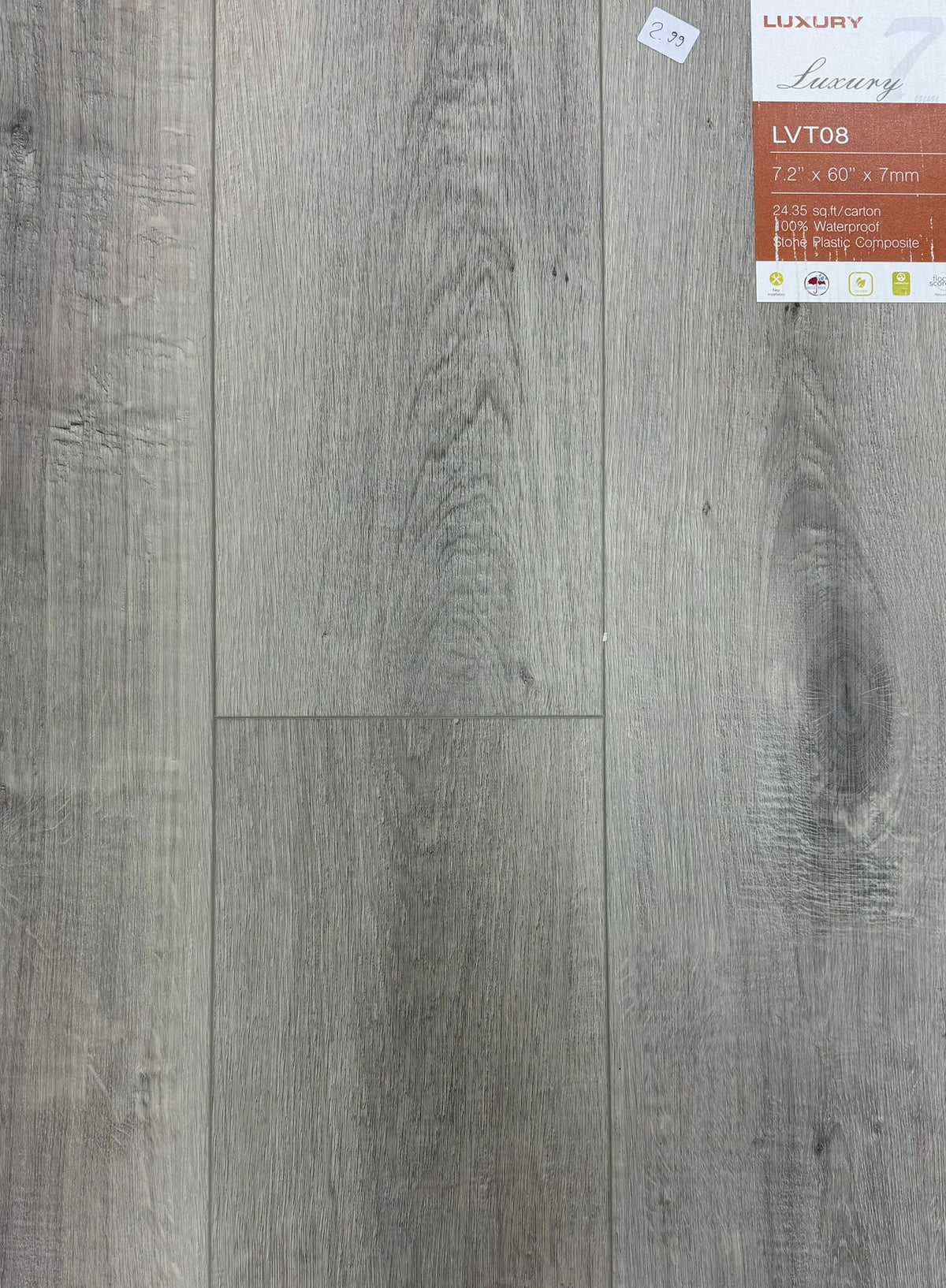 LVT08 - Luxury Series 7mm SPC Vinyl Plank