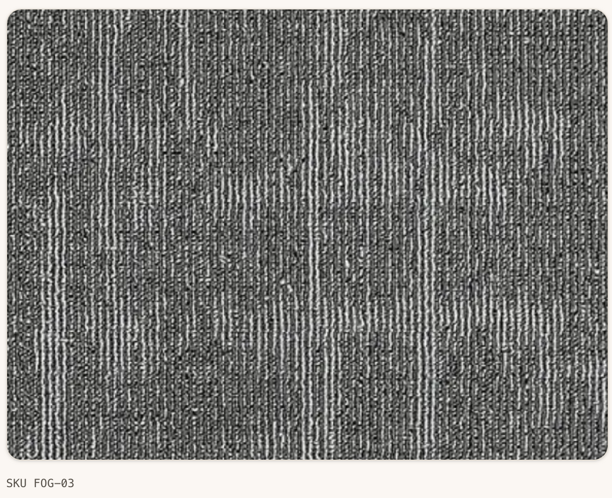 Fog Carpet Tile – Kraus Commercial Carpet Tile