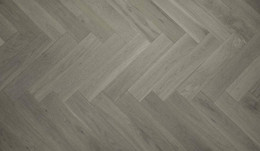 Silver Stone - Vidar American Oak Herringbone Collection