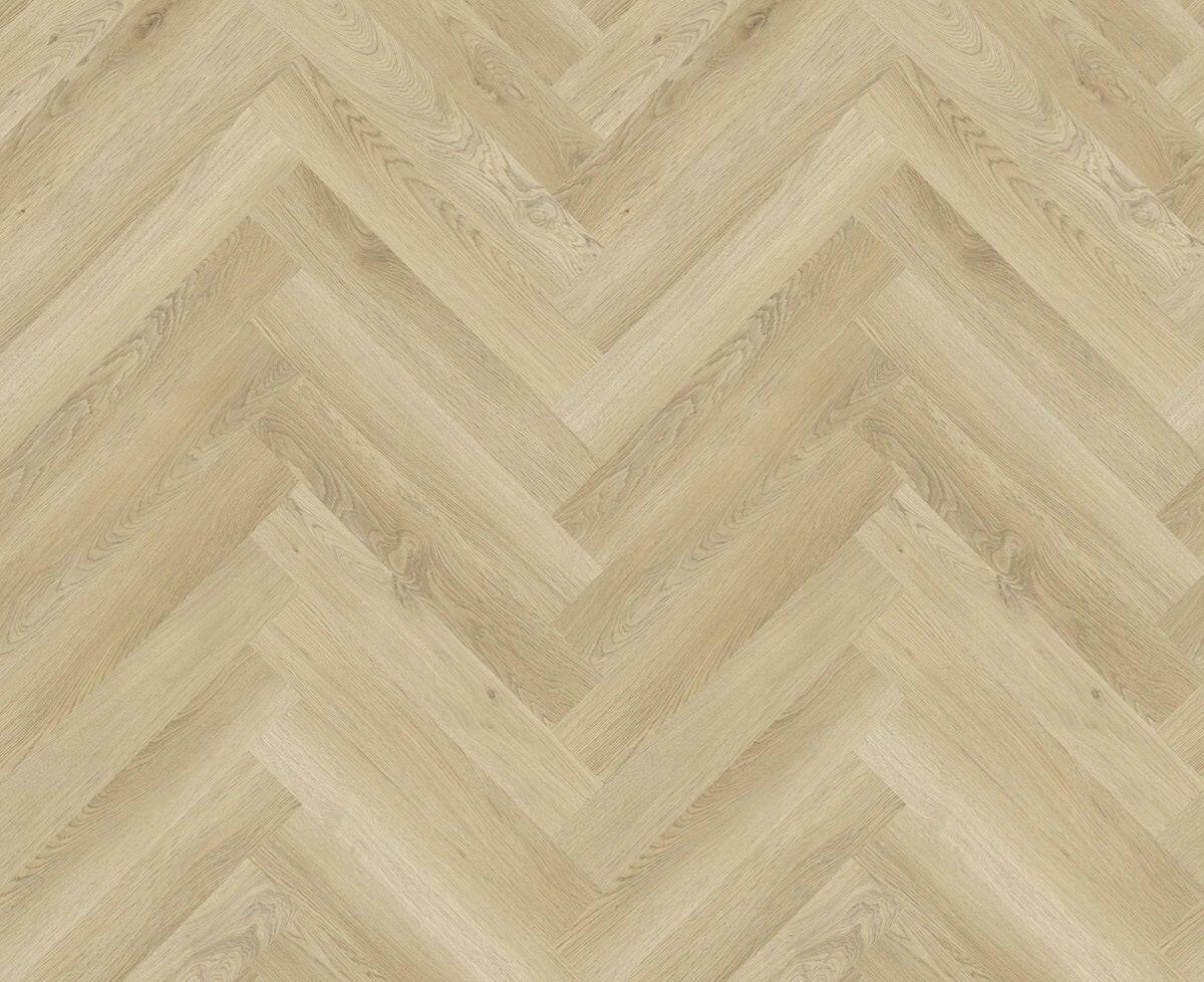 H04 Light Champagne Woden Flooring | Waterproof Herringbone SPC Vinyl