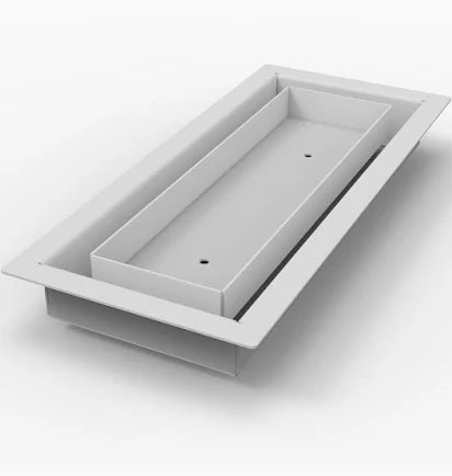 3x10 & 4x10 Metal Top Mount Air Vent Register | Black & White Floor Vent Cover