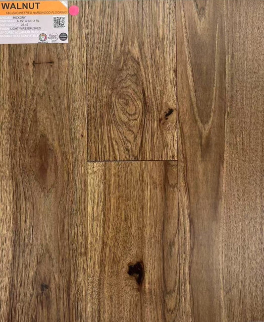 Walnut- Weiss Flooring 6-1/2" Engineered Hardwood
